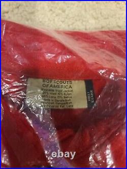 Boy Scout OLDER STYLE Jac Shirt Wool Red Patch Jacket BSA EXTRA LARGE NEW UNUSED