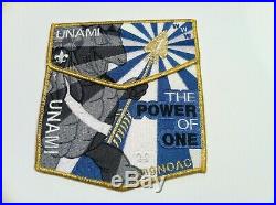 Boy Scout Order Of The Arrow Unami Lodge 1 NOAC 2009 Delegate Flap Patch Set