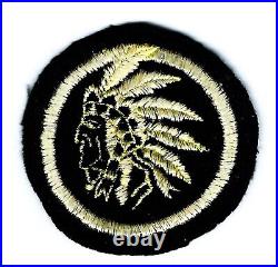 Boy Scout Owasippe 1924 1928 Felt Honor O Patch, Chicago Council
