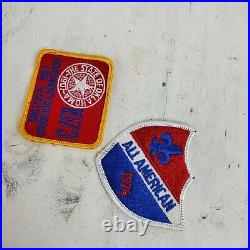 Boy Scout Patch 1973 1974 All American Oklahoma Governor Roundup LOT OF 2