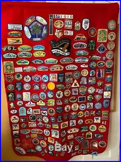 Boy Scout Patch Blanket BSA palmetto Order Of The Arrow