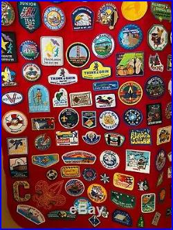 Boy Scout Patch Blanket BSA palmetto Order Of The Arrow