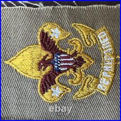 Boy Scout Patch Insignia First Class Scribe 1916 1925 Rank Badge Square Type A