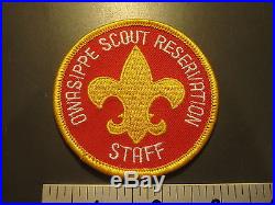 Boy Scout Patch Owasippe Scout Reservation Staff 3