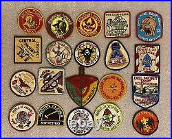 Boy Scout Patches Early Vintage 1960 Patch Lot Of 20 Western