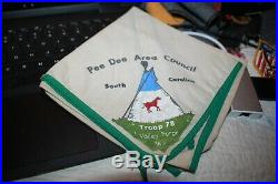 Boy Scout Pee Dee Troop 78 Neckerchief & Patch 1964 Valley Forge Jamboree