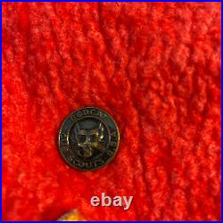 Boy Scout Red Vest 38 Patches 1970's Rocky Mountain Bicentennial Bobcat Pin
