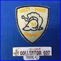 Boy Scout USMA 1963 West Point Camporee Patch (First West Point Camporee)