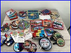 Boy Scout Uniform Merit Badge Patch Lot Modern NOAC Bsoa Order Arrow Devils Lake