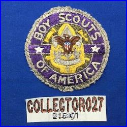 Boy Scout Vintage National President Boy Scouts Of America Patch VERY RARE