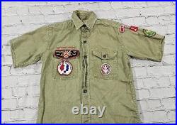 Boy Scout Vintage Shirt with Rare Patches Leesburg FL