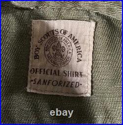 Boy Scout Vintage Shirt with Rare Patches Leesburg FL