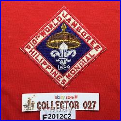 Boy Scout WSJ 1959 10th World Jamboree Mondial Philippines Participant Patch Or