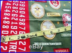 Boy Scout fabric quilt square 1yard badge patch doll america BSA uniform kaufman