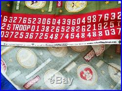 Boy Scout fabric quilt square 1yard badge patch doll america BSA uniform kaufman