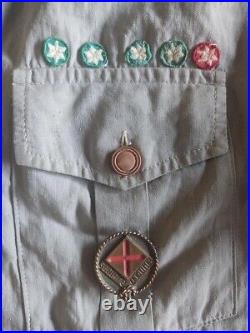 Boy Scout of Catalonia (Spain) 1957 World Jamboree uniform + badges / patches