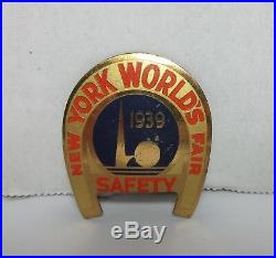 Boy Scouts 1939 New York World's Fair Lot Safety Badges/pins Patch ID Letter
