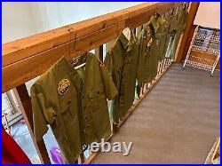 Boy Scouts 1969 Wool Jacket, Shirts, Patches, Den Mother's, Belt, Necktie, More+