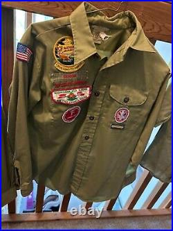 Boy Scouts 1969 Wool Jacket, Shirts, Patches, Den Mother's+ New England Official