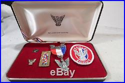 Boy Scouts BOXED Eagle Scout Award Set Medals Patches