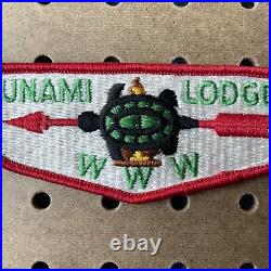Boy Scouts BSA Unami Lodge WWW Order Of The Arrow Turtle Vintage Patch Issue