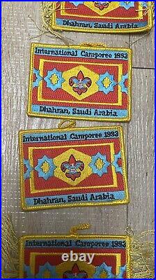 Boy Scouts Badges 93 94 Saudia Arabia Rare Lot Of 23 Badges New