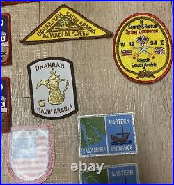 Boy Scouts Badges 93 94 Saudia Arabia Rare Lot Of 23 Badges New