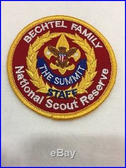 Boy Scouts Bechtel Family National Scout Reserve The Summit STAFF patch