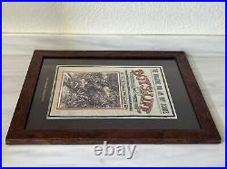 Boy Scouts Boys Life Magazine Cover Embroidered Patch Framed 1911