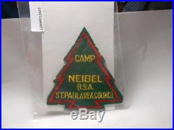 Boy Scouts Felt Camp Patch Camp Neibel Bsa St. Paul Area Council Mn. Caft45