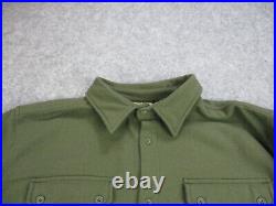 Boy Scouts Jacket Mens 3XL XXXL Green America Wool Blend Emroidery Elbow Patches