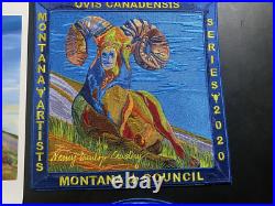 Boy Scouts MT Council Artist Series 2020,4 Patch Series Ovis Canadensis #26 Boy Scouts MT Council Artist Series 2020,4 Patch Series Ovis Canadensis #26