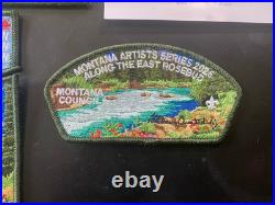 Boy Scouts MT Council Artist Series 2025, 4 Patch Series Along The East Rosebud Boy Scouts MT Council Artist Series 2025, 4 Patch Series Along The East Rosebud