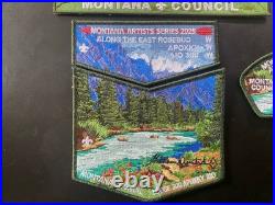 Boy Scouts MT Council Artist Series 2025, 4 Patch Series Along The East Rosebud Boy Scouts MT Council Artist Series 2025, 4 Patch Series Along The East Rosebud