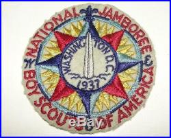 Boy Scouts National Jamboree Patch 1937 Vintage BSA Washington DC