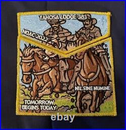 Boy Scouts OA Tahosa Lodge GCC Denver Area Council NOAC 2022 GOLD Patch Set