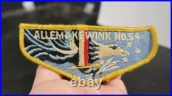 Boy Scouts Patch Order of the Arrow Allemakewink Lodge No 54 First Flap Twill