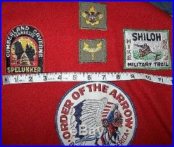 Boy Scouts Patch's Order of the Arrow SHILOH, KOSHARE, CHICKASAW, B. S. A Spelunker