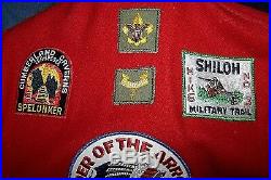 Boy Scouts Patch's Order of the Arrow SHILOH, KOSHARE, CHICKASAW, B. S. A Spelunker