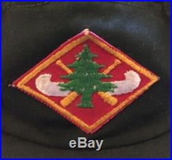 Boy Scouts Region Seven Wilderness Canoe Base Diamond Hat Patch On Hat Wis Used