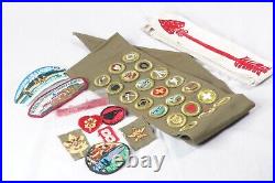 Boy Scouts Sash Merit Badges, BSA Mid-Century Patrol Award Patch, Boy Scouts LOT