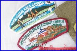 Boy Scouts Sash Merit Badges, BSA Mid-Century Patrol Award Patch, Boy Scouts LOT