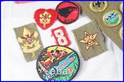 Boy Scouts Sash Merit Badges, BSA Mid-Century Patrol Award Patch, Boy Scouts LOT