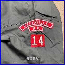Boy Scouts Uniform Shirt Mens Large Vintage Sanforized Explorer Patch Carolina