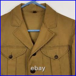 Boy Scouts VTG 1920s Eisner Leader Norfolk Jacket & Patches 4 Pocket Open Collar