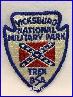 Boy Scouts Vicksburg National Military Park BSA Trek patch & scout medal