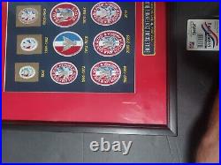 Boy Scouts of America Framed Centennial Eagle Scout Insignia Patch Collection