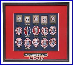 Boy Scouts of America Framed Eagle Scout Patch Collection Centennial Emblem New
