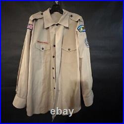 Boy Scouts of America Uniform Shirt Adult XL Uniform Long Sleeve withpatches