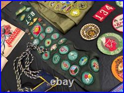 Boy Scouts of America memorabilia collector pins, patches, Sashes etc. Lot
